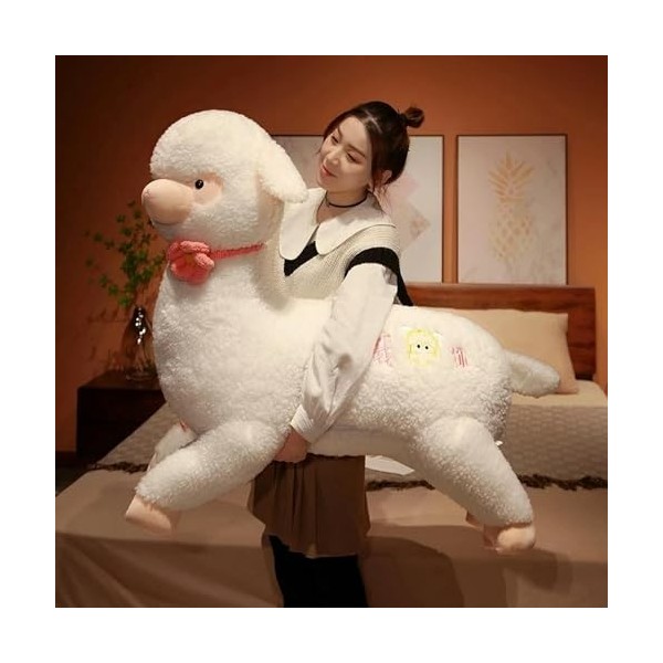 NOpinz Kawaii Dessin animé Mignon Moelleux Oreiller Laine Jouet Peluche Animal Mouton poupée lit décor à la Maison Valent Cad