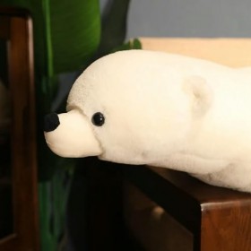 LfrAnk Mignon Ours Polaire poupée en Peluche Ours Oreiller Jouet en Peluche de Haute qualité Beau Cadeau d’Anniversaire décor