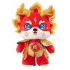 Milageto Figurines en Peluche du Nouvel an Chinois, Jouet Doux, Ornement à câliner, Animal en Peluche pour Enfants, Jouet pou