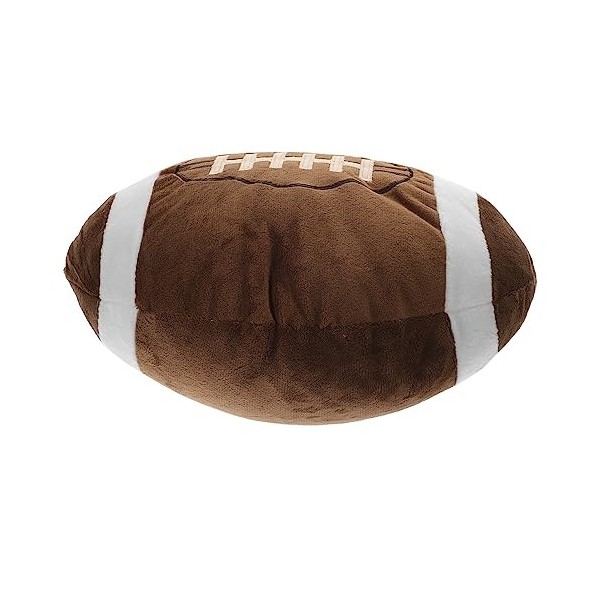 Totority Simulation en Peluche Baseball Doux Oreiller en Peluche en Peluche Football en Peluche Jouet De Football Décor De Sa