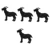 Abaodam 3 Pièces Figure De Mouton Chiffres dagneau Chèvre Baphomet Les Animaux Vivants Figurines danimaux De Basse-Cour Pel