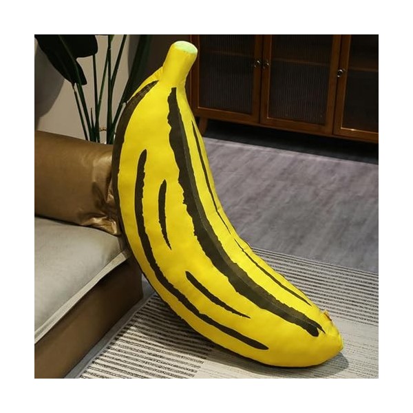 XDDBBB 120 cm géant Doux Dessin animé Banane en Peluche Jouets en Peluche Fruits Coussin Oreiller créatif Filles Cadeau en Pe