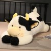 KiLoom Belle Vache à Lait Jouets en Peluche Dessin animé Peluche Animaux bovins poupées Oreiller de Couchage pour bébé Filles