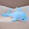 NOpinz Nouveau Kawaii Dauphin Peluche Jouet poupée Peluche Animal Sieste Long Oreiller créatif Enfants Jouet Fille Cadeau de 