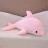 NOpinz Nouveau Kawaii Dauphin Peluche Jouet poupée Peluche Animal Sieste Long Oreiller créatif Enfants Jouet Fille Cadeau de 