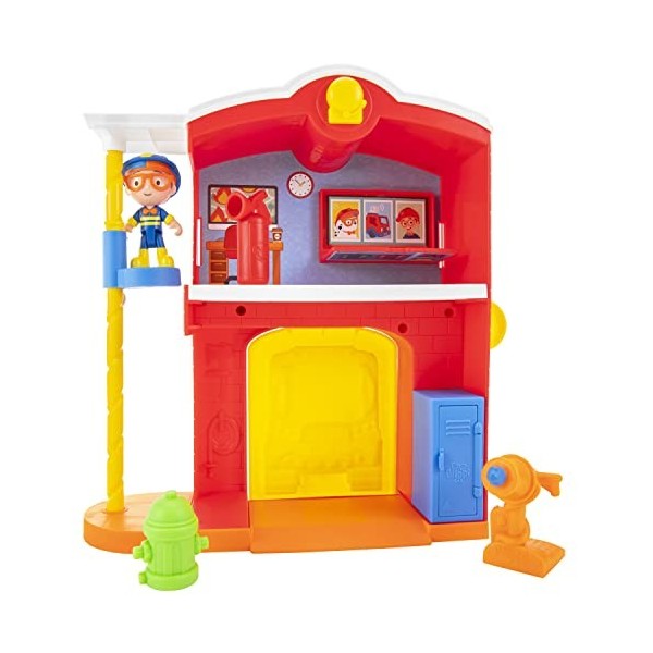 Blippi Firehouse Set de Jeu, BLP0196, Multicolore