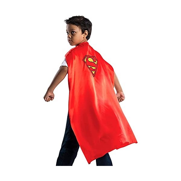 Rubies - Cape Officielle Superman, DC Comics, Taille Unique Enfant