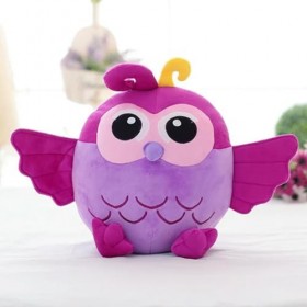 KiLoom Nouveau Arrive Hibou Oreiller Jouets en Peluche Oiseau Poupée Cadeau D’Anniversaire Enfants 55cm 3