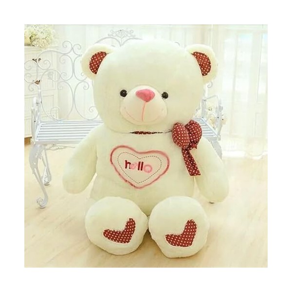 Nouveau Ours en Peluche De Haute Qualité avec Écharpe en Peluche Animal Ours en Peluche Poupée Oreiller Enfants Cadeau D’Anni