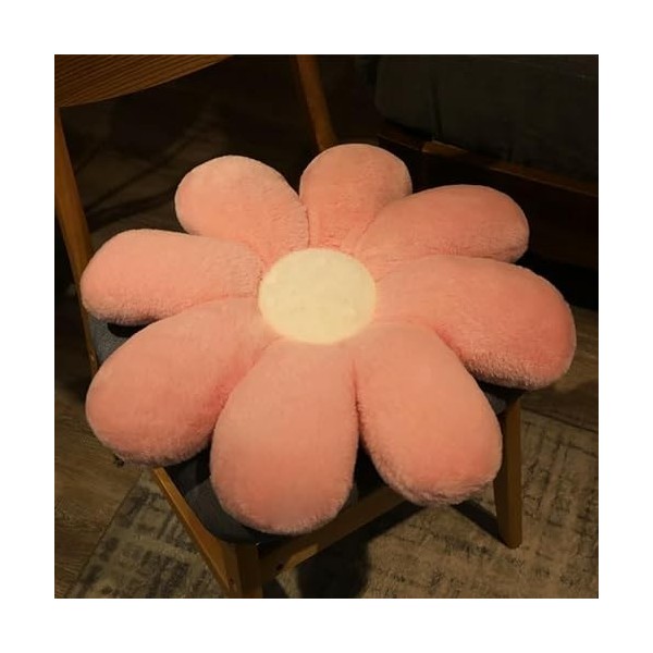 GagaLu Moelleux Peluche Floral Peluche Oreiller Chaise de Bureau Coussin décoration Chambre Chaise Tournesol Coussin Chaud Hi