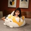 SaruEL Kawaii Animal Chien Husky Chien Oreiller en Peluche Petit Ami Confortable Forme Oreiller Canapé Oreiller Enfants Cadea