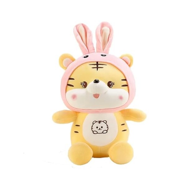 SaruEL Kawaii Jouets Lapin Tigre Poupée Enfants en Peluche Animal Jouets Mignon Enfants Chambre Décoration Filles Anniversair