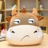 PaMut Kawaii Vache Oreiller Vache Mascotte Peluche Jouet poupée garçon Fille Cadeau d’Anniversaire Cadeau de noël 55cm C