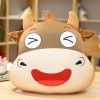 PaMut Kawaii Vache Oreiller Vache Mascotte Peluche Jouet poupée garçon Fille Cadeau d’Anniversaire Cadeau de noël 55cm C