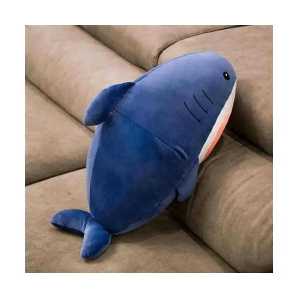 SaruEL Mignon Requin Chat Visage Jouet en Peluche Mignon Animal Poupée Oreiller Enfants Fille Cadeau Anniversaire Cadeau De N