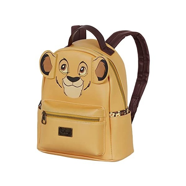 Disney Roi Lion Face-Sac à dos Heady, Jaune