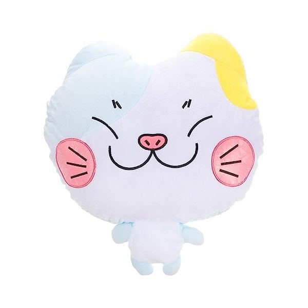 Totority 1Pc Dessin Animé Oreiller Couette Couverture Chat Animal en Peluche Tissé Thermique Bébé Crochet Jette Canapé Jette 