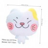 Totority 1Pc Dessin Animé Oreiller Couette Couverture Chat Animal en Peluche Tissé Thermique Bébé Crochet Jette Canapé Jette 