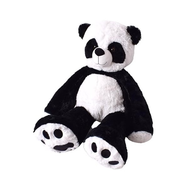 TE-Trend Panda - Ours en peluche géant - 100 cm - Assis et allongé