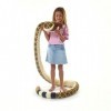 Wild Republic Jumbo Plush Snake Diamant de lOuest, Peluche Serpent, Animal en Peluche 280 cm, Idée Cadeau de Naissance Fille