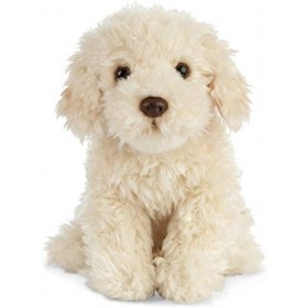 Living Nature Ensemble Cadeau Peluche - Peluche West Highland Terrier, Chien Westie 20 cm et Chiot 16 cm 