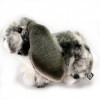 Peluche lapin Bélier Lapin avec oreilles écartées gris blanc peluche BOMMEL