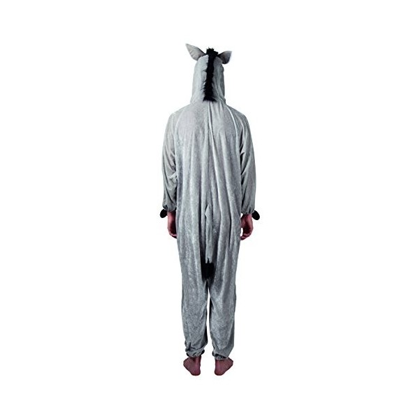 Boland - Costume de survêtement en peluche Asinello pour adultes, gris, max 1,65 m, 88163