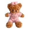 ADORSUN Nounours avec Texte Personnalisé Cadeaux pour Les Infirmières/Docteurs, Nounours Personnalisable pour Cadeau Saint Va