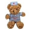 ADORSUN Nounours avec Texte Personnalisé Cadeaux pour Les Infirmières/Docteurs, Nounours Personnalisable pour Cadeau Saint Va