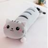 Mignon Doux Long Chat Oreiller en Peluche Jouet en Peluche Bureau Sieste Oreiller Lit Sommeil Oreiller Décor À La Maison Déco