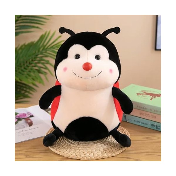 Mignon Seven Star Coccinelle en Peluche Jouet Petit Coléoptère Poupée Coussin Fille Saint Valentin Cadeau D’Anniversaire Cade