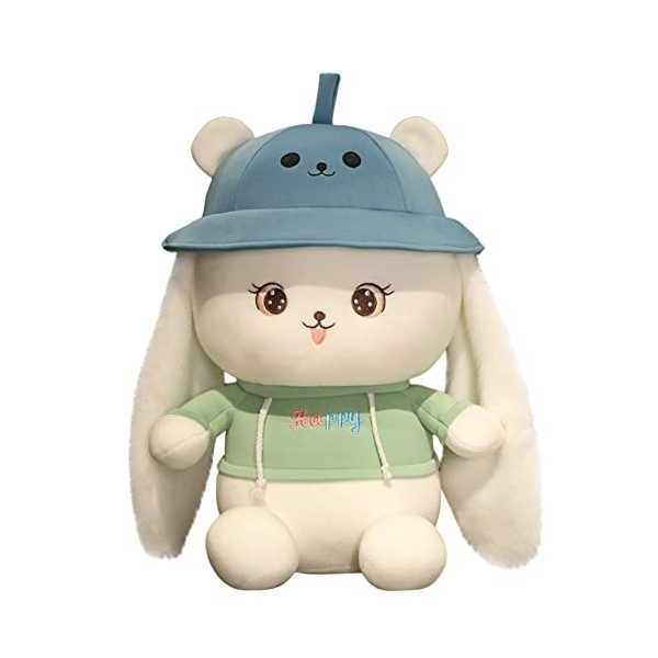 LICHENGTAI Lapin en Peluche, Mignon Lapin Oreilles en Peluche Doux Jouet en Peluche, Peluches Lapins avec Oreilles Moelleuses