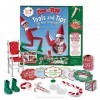 Elf on The Shelf Scout Elfes at Play Kit avec livre didées – Elf de Noël sur létagère – Lot daccessoires – Kit darrivée d