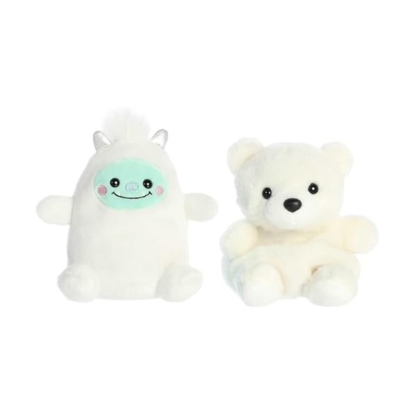 Aurora World Palm Pals Lot de 2 peluches de Noël Yeti/ours 