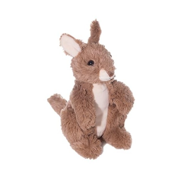 Wild Republic Hugems Mini Kangourou, animal en peluche, 17,8 cm, remplissage est filé, bouteilles deau recyclées