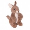 Wild Republic Hugems Mini Kangourou, animal en peluche, 17,8 cm, remplissage est filé, bouteilles deau recyclées