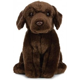 Living Nature, Chien et Chiot en Peluche Animaux, AN490, Unknown, Bundle