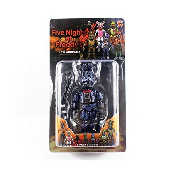 Lot de 5 Figurines FNAF Five Nights - 14 cm - Figurine daction FNAF avec lumières - pour Enfants