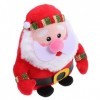ABOOFAN 4 Pièces Jouets pour Chiots du Père Noël Jouets pour Tout-Petits Jouet pour Chiot Poupée en Peluche De Noël Figurines