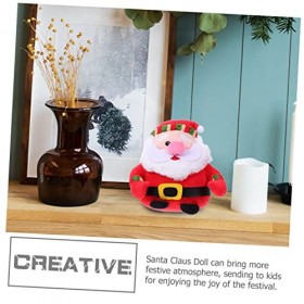 ABOOFAN 4 Pièces Jouets pour Chiots du Père Noël Jouets pour Tout-Petits Jouet pour Chiot Poupée en Peluche De Noël Figurines