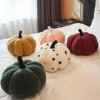 Style Nordique Couleur Vintage Citrouille Forme Coussin en Peluche Halloween Chambre décoration Oreiller canapé Salon Enfants