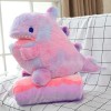 LfrAnk Nouveau Dinosaure Coloré Peluche Jouet Couverture Oreiller Enfants Cadeau D’Anniversaire Cadeau De Noël 60cm 1