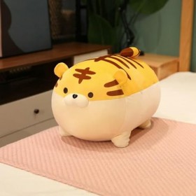 EacTEL Peluche Animal Peluche Jouets Corgi Kawaii Peluche Chien Oreiller Moelleux garçons Filles Cadeaux de Noël Jouets Enfan