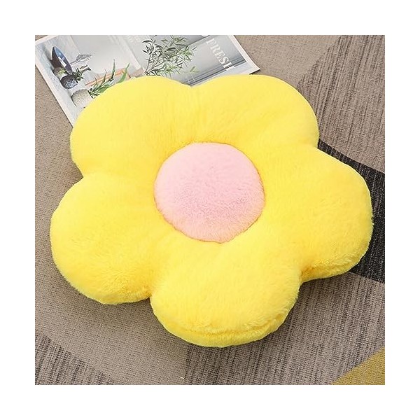 XTXYFC 45/60/80 cm Fleurs colorées en Peluche Belle Plante Douce en Peluche Fleur Oreiller