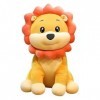 CALLOVE 80 cm Le Roi Lion Peluches Animaux Mignon Assis Sim-ba Doux Peluches Poupée pour Enfants Cadeaux danniversaire ou Fa