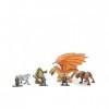 Jada Toys Harry Potter Lot de 7 Figurines à Collectionner en 3 Tailles – Jouets en métal à partir de 6 Ans Harry, Hermione, 