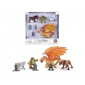 Jada Toys Harry Potter Lot de 7 Figurines à Collectionner en 3 Tailles – Jouets en métal à partir de 6 Ans Harry, Hermione, 