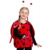 IKALI Déguisement de Coccinelle Enfants Fille, Ballerine Ladybug Costume Nnimale Jupe, Tutu Tissu Avec Aile Pour Anniversaire