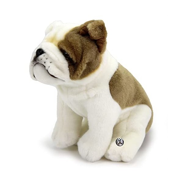 Bizz Peluche bouledogue anglais assis