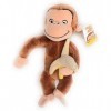 Famosa Curious George - Peluche Banana 25 Cm Merchandising Ufficiale